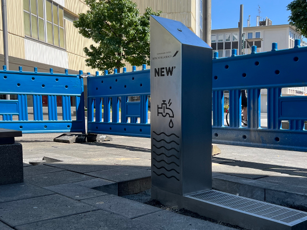 Öffentliche Trinkwasserbrunnen werden aufgestellt