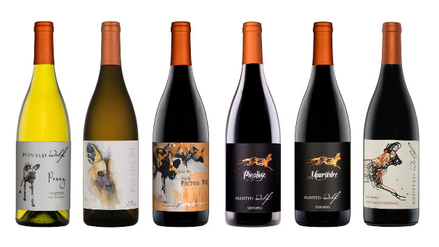 6 Flaschen Painted Wolf Wines