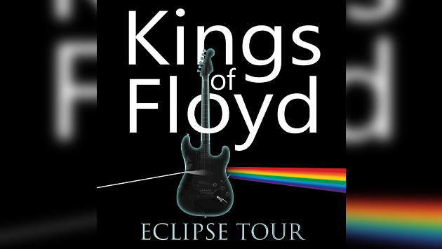 Das Cover der Eclipse Tour von Kings of Floyd. Ein Lichtstrahl wird durch eine Gitarre in seine einzelnen Farben gebrochen