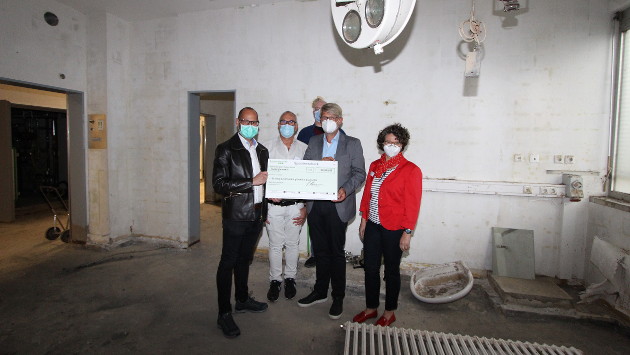 Hochwasser-Spendenaktion der Maria Hilf-Mitarbeiter für betroffene Kollegen des Eschweiler St. Antonius Hospitals
