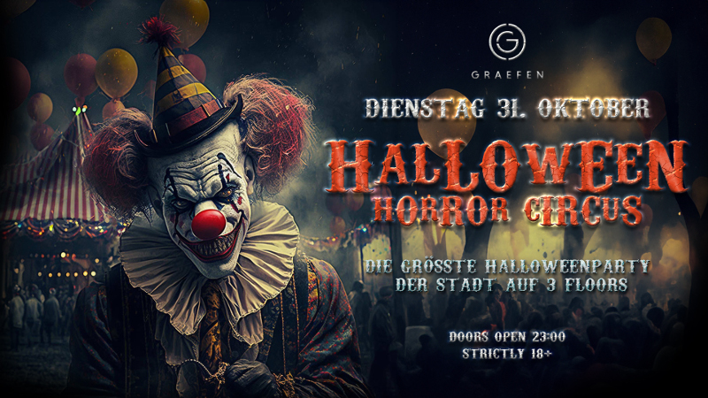 Flyer Halloween Veranstaltung im Graefen