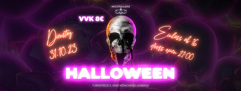 Flyer Halloween Veranstaltung im Vitusbad